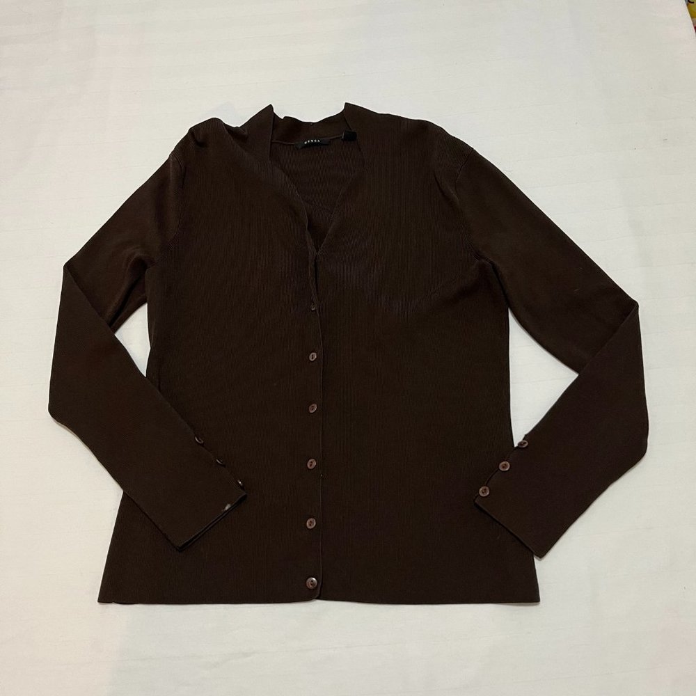 Mosca Women's Button down Sweater Top Size Large